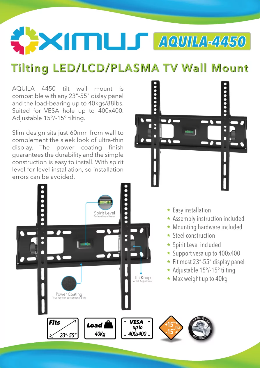 OXIMUS AQUILA-4450 Bracket image 2