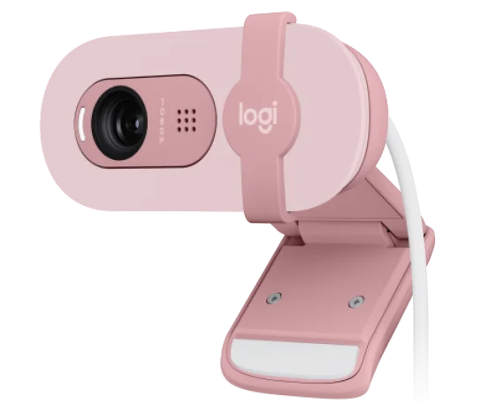 Logitech Brio 100 Full HD 1080p Webcam (Rose)
