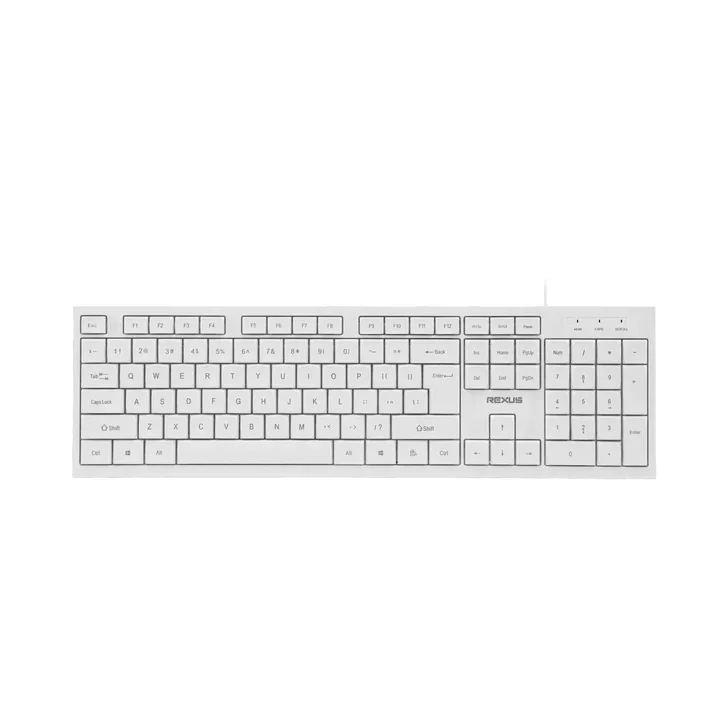 Rexus K293 USB Wired Keyboard White