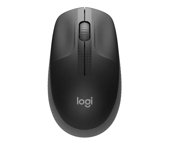 Logitech M190 Full-size Wireless Mouse (Charcoal)