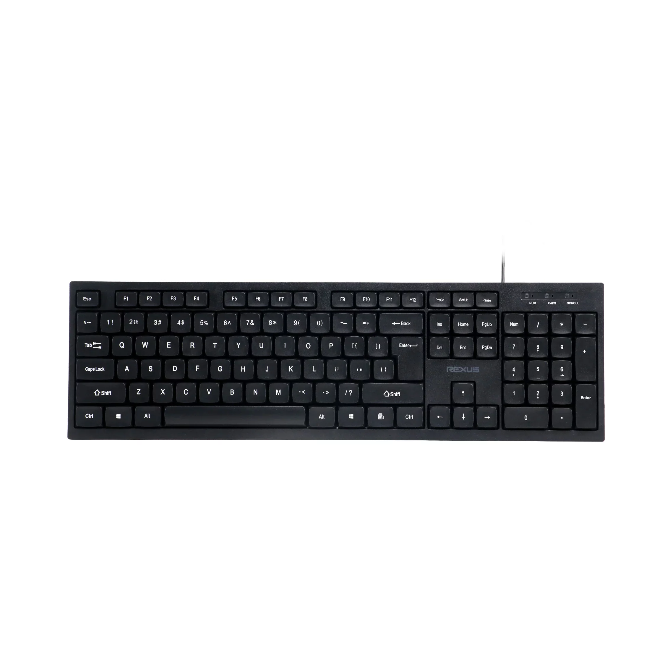 Rexus K293 USB Wired Keyboard Black