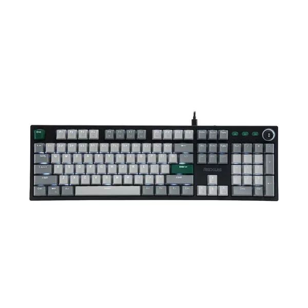 Rexus KX5 Heroic Mechanical Gaming Keyboard - Light/Grey (Brown Switch)
