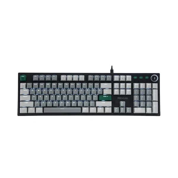 Rexus KX5 Heroic Mechanical Gaming Keyboard - Dark/Grey (Red Switch)