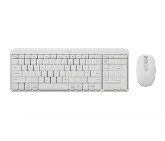 Logitech MK250 Compact Bluetooth Keyboard + Mouse (Off-white)