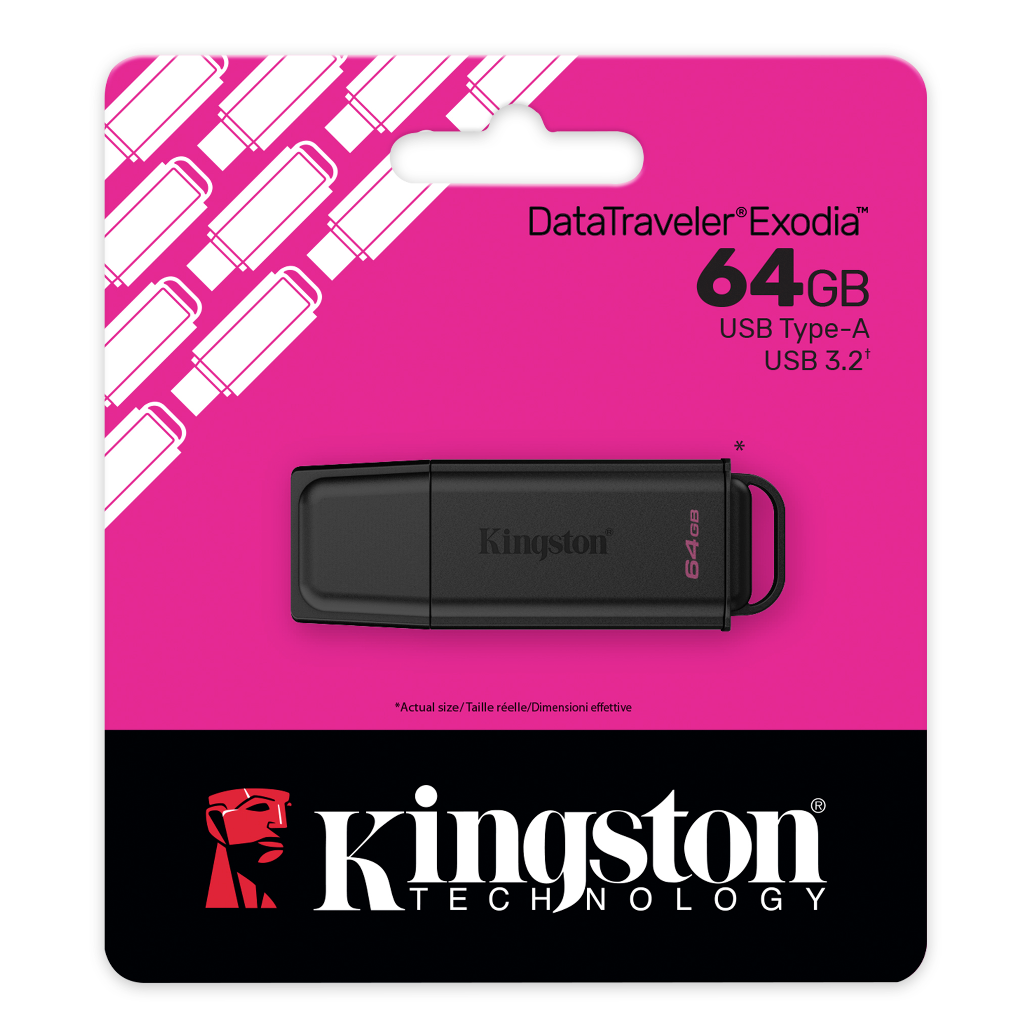 Kingston DataTraveler Exodia G2 USB 3.2 Flash Drive 64GB
