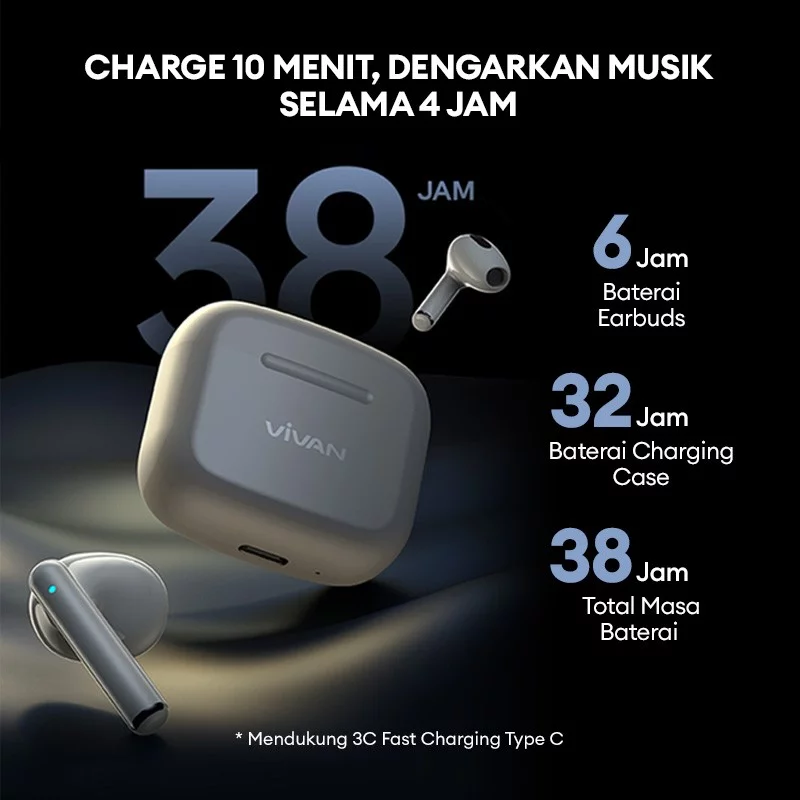 Vivan Life 110 Earbuds TWS Bluetooth 5.3