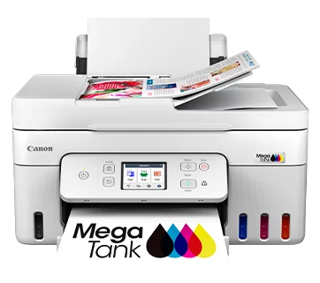Canon PIXMA G4780 Wireless Refillable Ink Tank Printer with Fax for Low-Cost Printing