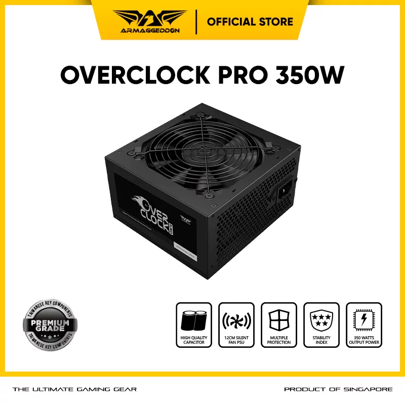 Armaggeddon PSU Overclock 350W Black
