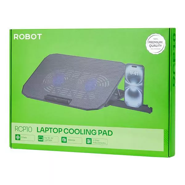 Robot RCP10 Cooling Pad Notebook+Mobile Phone Stand image 2