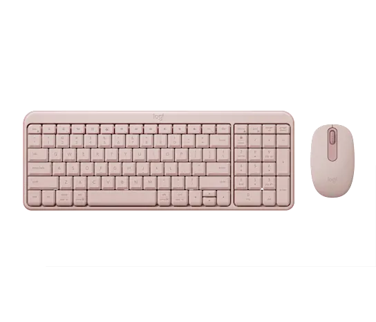 Logitech MK250 Compact Bluetooth Keyboard + Mouse (Rose)