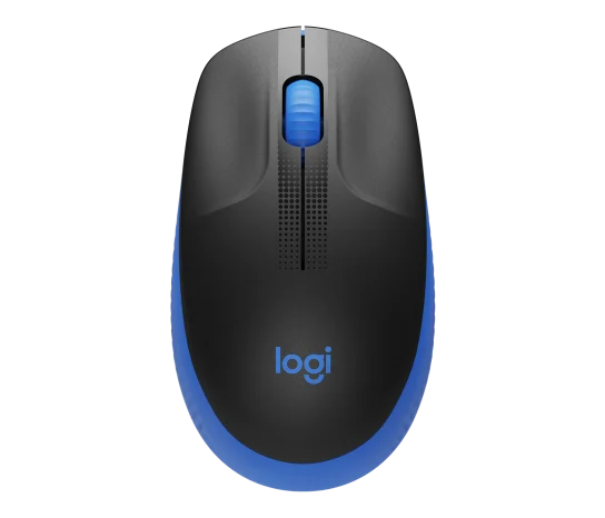 Logitech M190 Full-size Wireless Mouse (Blue)