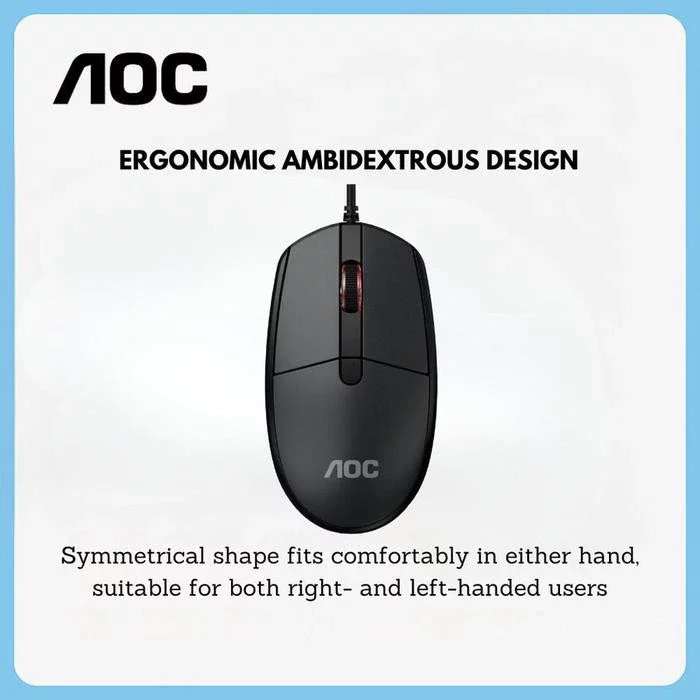 AOC MS130 Mouse Wired 2000 DPI
