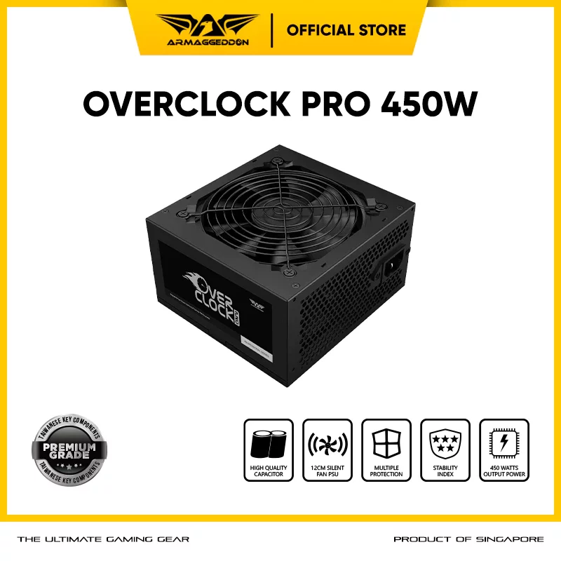 Armaggeddon PSU Overclock 450W Black