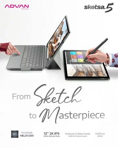 Advan Vandroid Sketsa 5 with Keyboard + Stylus image 2