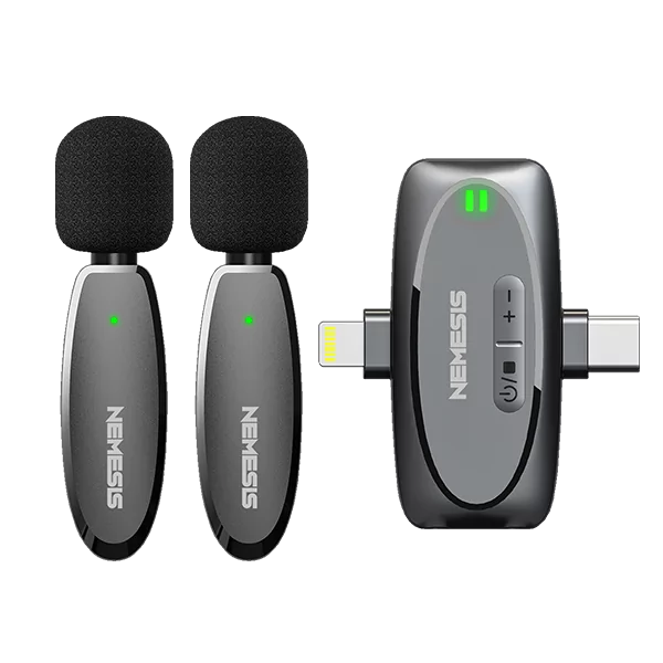 NYK Nemesis Heracles MCW-05 Microphone Clip-On Wireless 2.4Ghz / Type-C