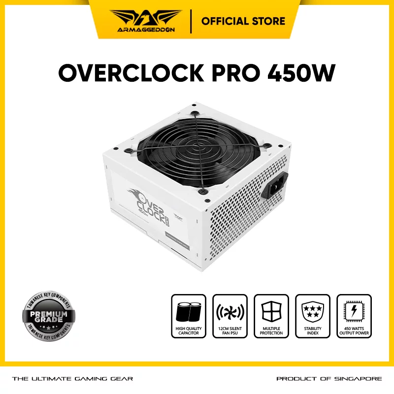 Armaggeddon PSU Overclock 450W White